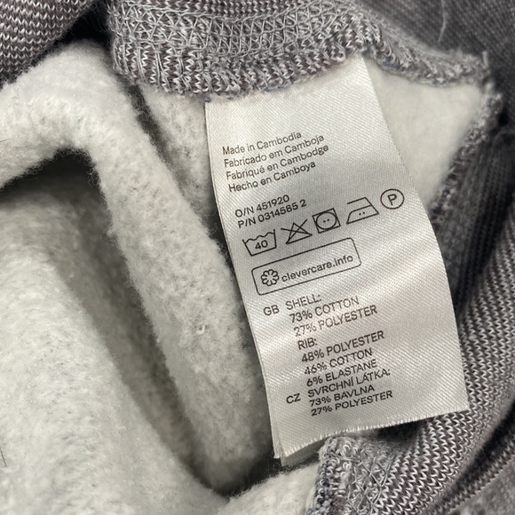 Grey H&M L.O.G.G Sweatshirt “P” Mens Size Medium - Picture 7 of 7